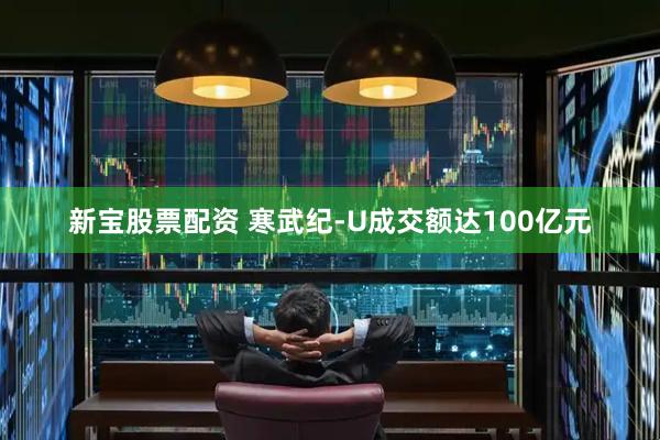 新宝股票配资 寒武纪-U成交额达100亿元