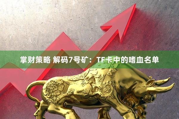 掌财策略 解码7号矿：TF卡中的嗜血名单