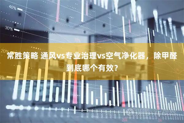 常胜策略 通风vs专业治理vs空气净化器，除甲醛到底哪个有效？